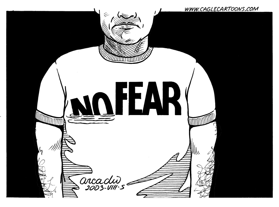  NO FEAR / B & W by Arcadio Esquivel