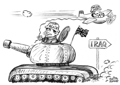 PRINCE HARRY GOES TO WAR - B&W by Christo Komarnitski