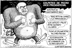 EL GOLPETEO DE PECHO DE CHENEY by Monte Wolverton
