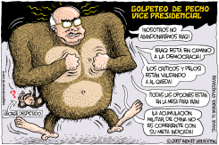 EL GOLPETEO DE PECHO DE CHENEY /  by Monte Wolverton