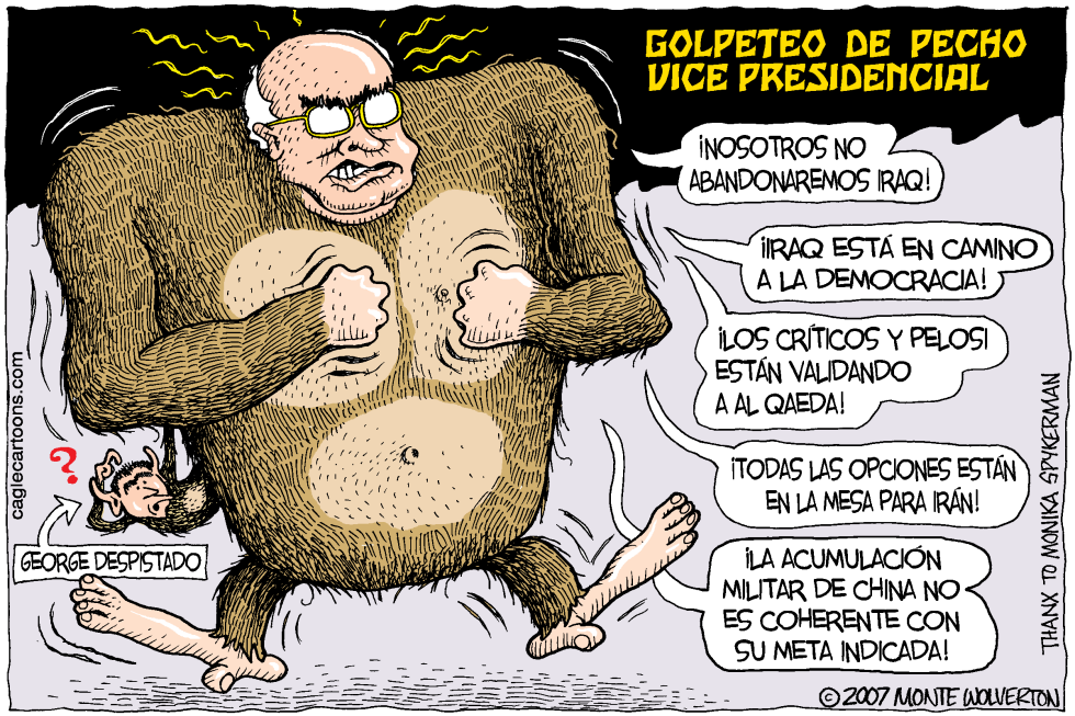  EL GOLPETEO DE PECHO DE CHENEY  by Wolverton