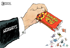 CANADA HERSHEYS  by Cam Cardow