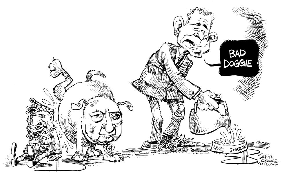 Bush Sharon Arafat Dog