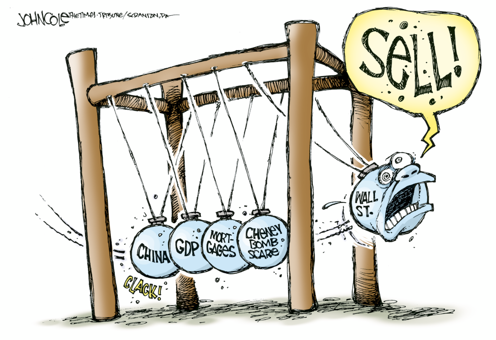 Stock sell-off -- color