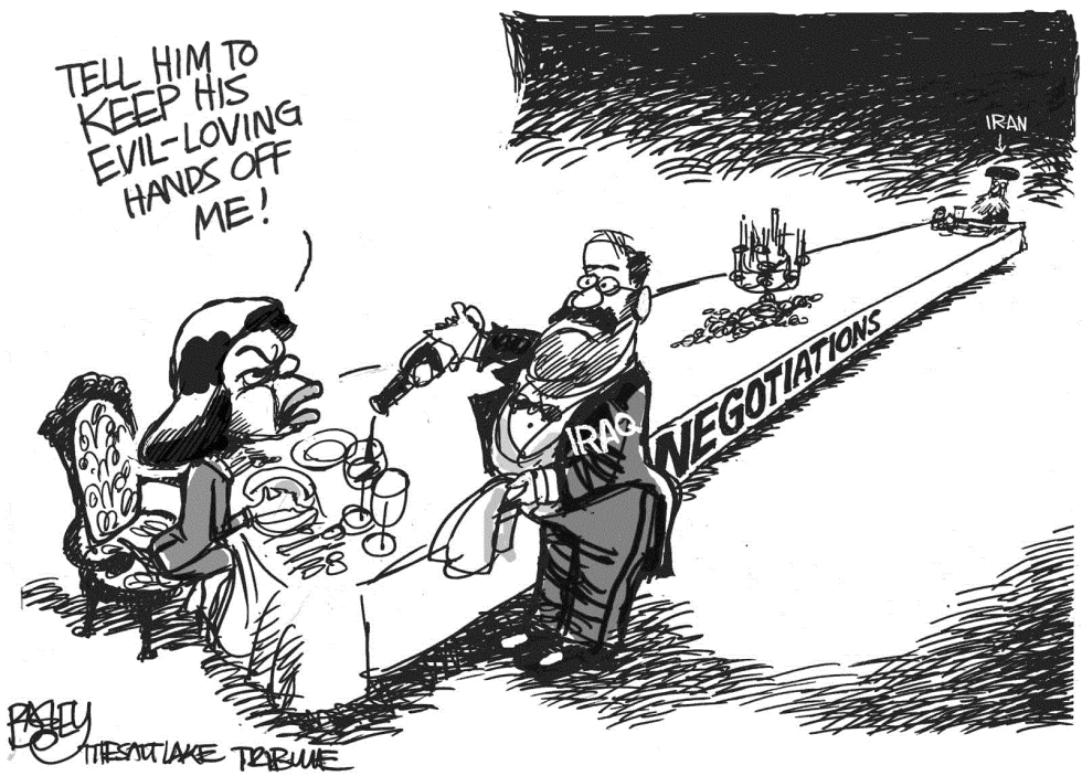 Talking at Iran