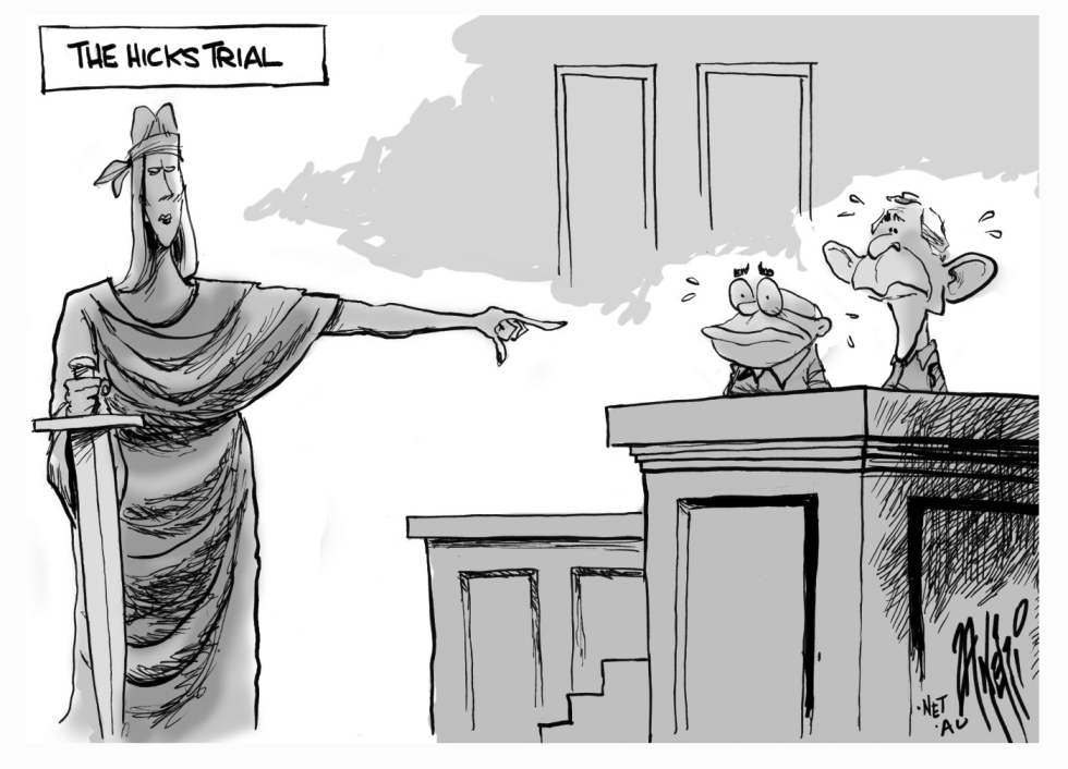 Guantanamo Bay Trials bw