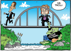 OBAMA Y HILLARY /  by Bob Englehart