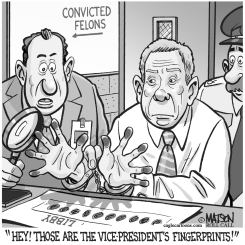 CHENEY'S FINGERPRINTS ON LIBBY'S by R.J. Matson