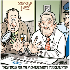 CHENEY'S FINGERPRINTS ON LIBBY'S by R.J. Matson
