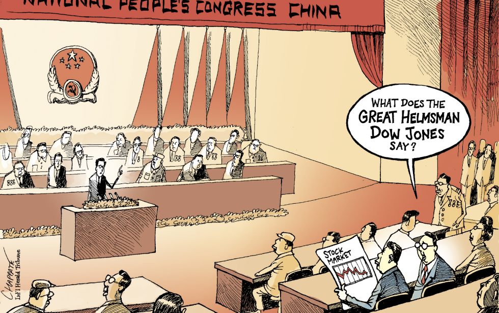  CHINA'S GREAT LEADER by Patrick Chappatte