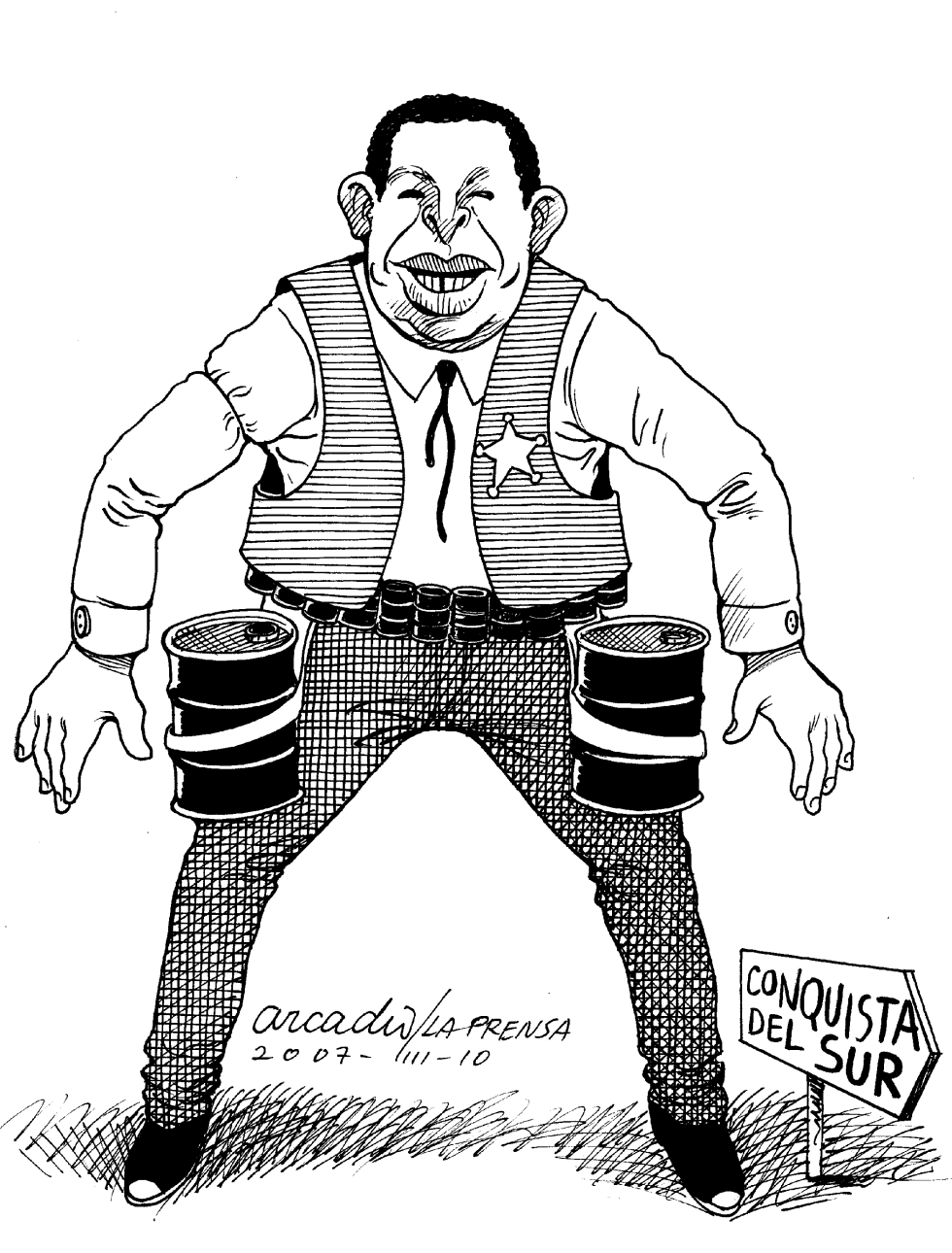 Chávez a la conquista del Sur
