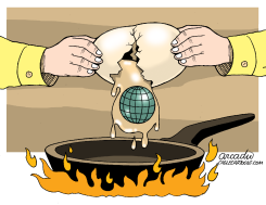 EARTH FRIED AS AN EGG /  by Arcadio Esquivel