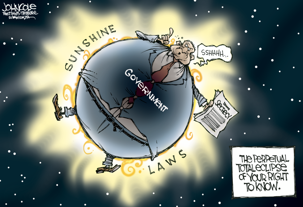 Total eclipse of your right to know -- color