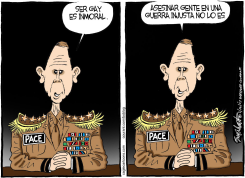 GENERAL PETER PACE HOMOFOBO /  by Bob Englehart