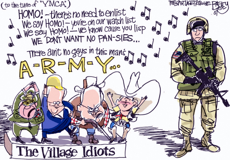  FRAGGING by Pat Bagley