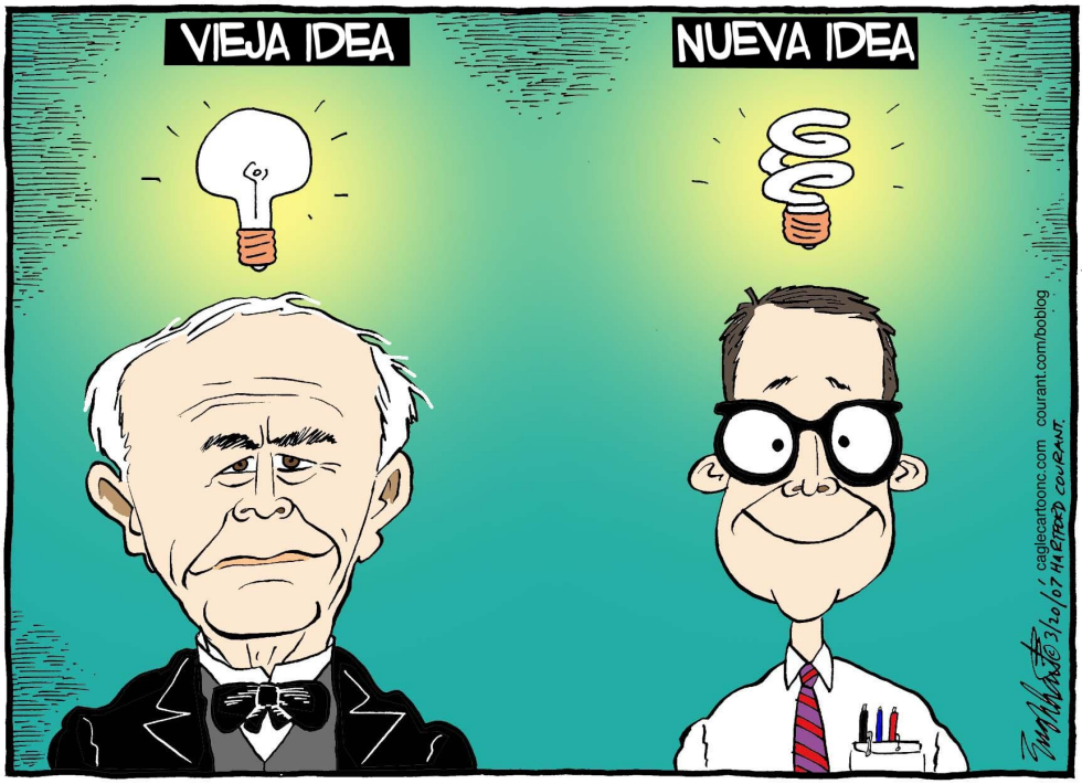  NUEVOS FOCOS DE LUZ  by Bob Englehart