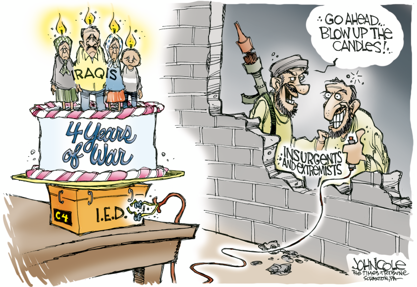 Iraqi birthday cake -- color