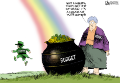 CANADA POT OF GOLD by Cam Cardow