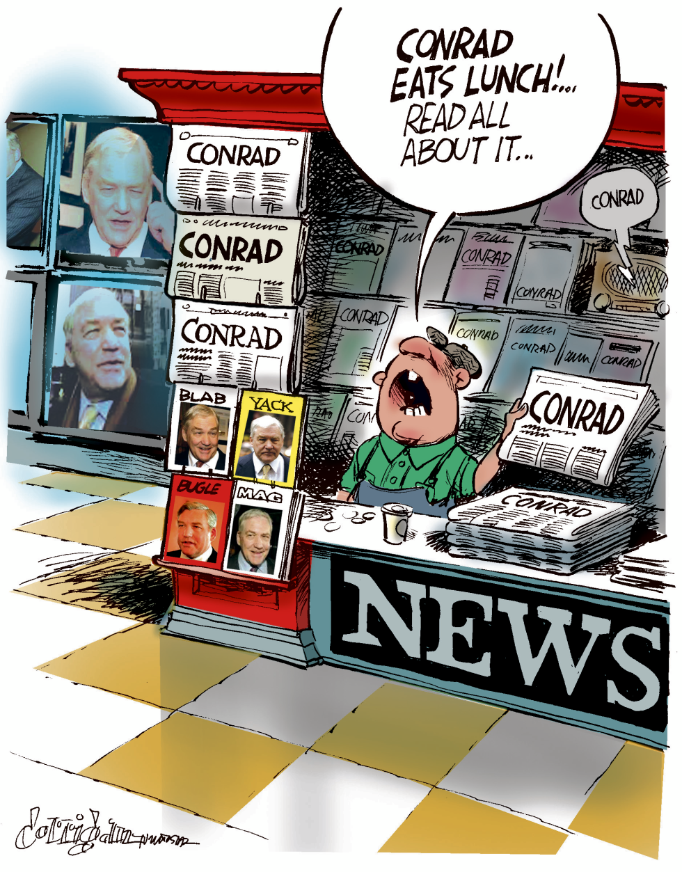 CANADA Conrad Blacks trial starts