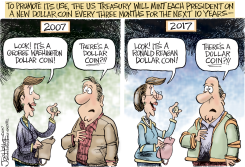  NEW DOLLAR COIN by Joe Heller