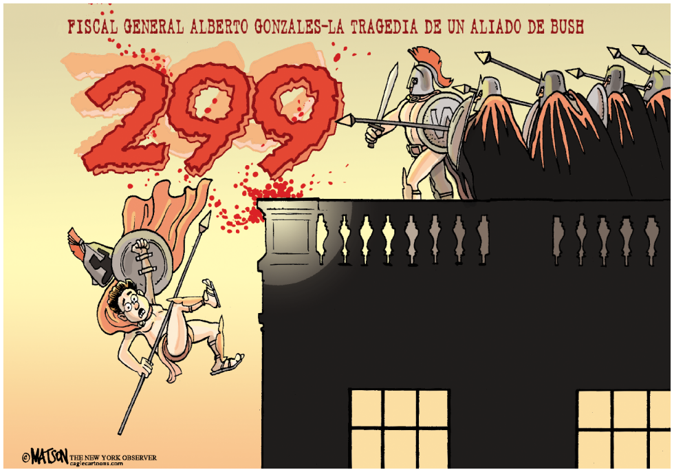  ALBERTO GONZALES - LA TRAGEDIA DE UN ALIADO DE BUSH  by RJ Matson