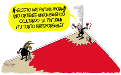 IRAQ, BUSH Y LA PINTURA DEL CONGRESO / by Daryl Cagle