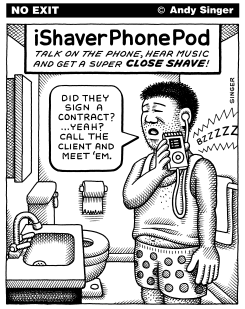 THE ISHAVERPHONEPOD by Andy Singer