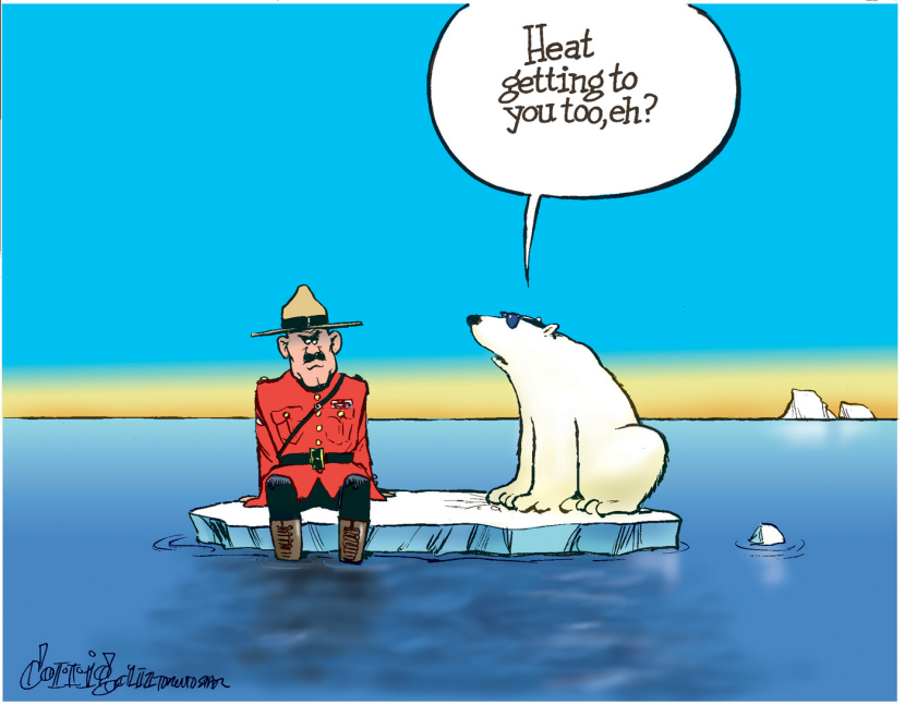 Color-Mounties feeling the heat