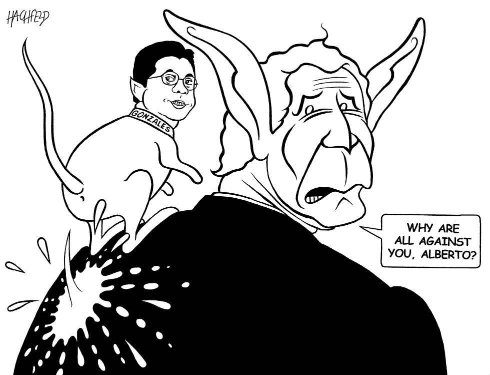 Bush and Gonzales