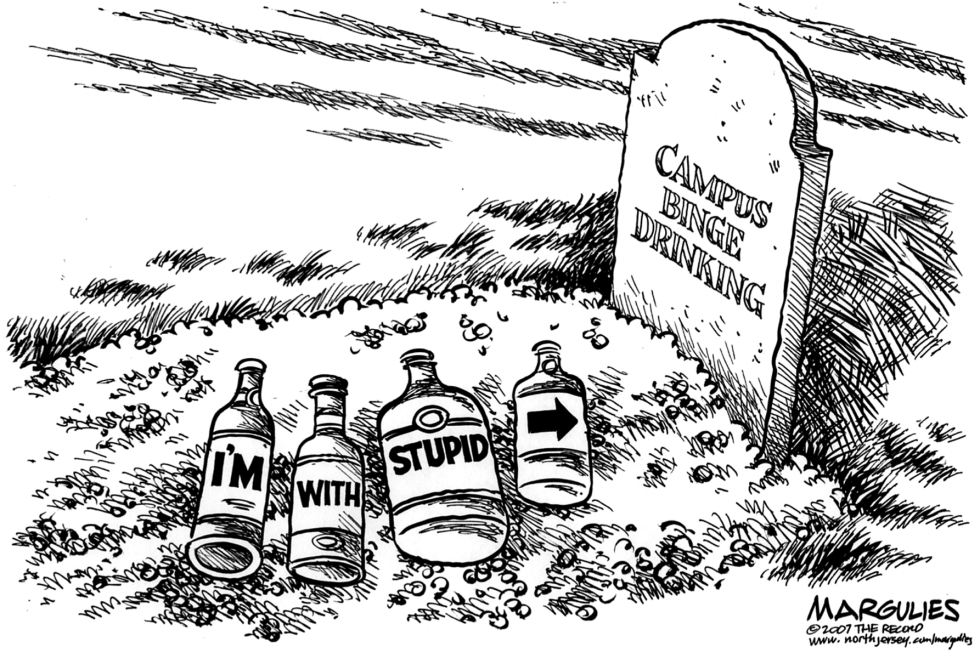 Campus binge drinking