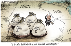 TOMMY THOMPSON RUNNING by Joe Heller