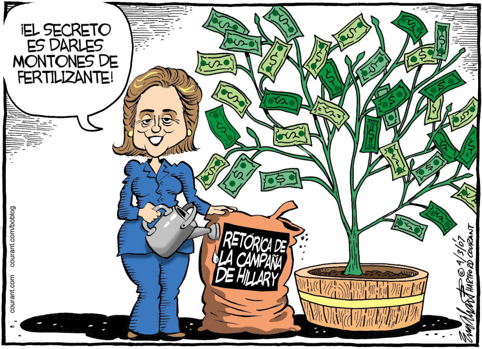  HILLARY CLINTON  by Bob Englehart