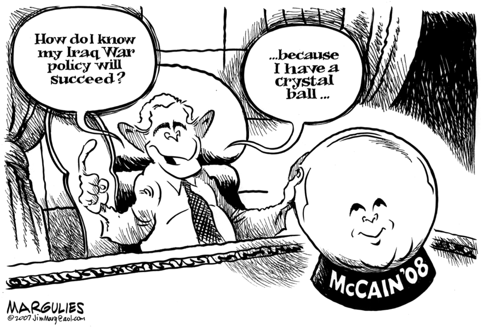 Bushs crystal ball