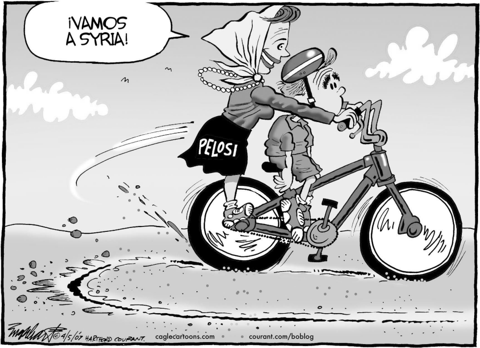 Nancy Pelosi va a Syria