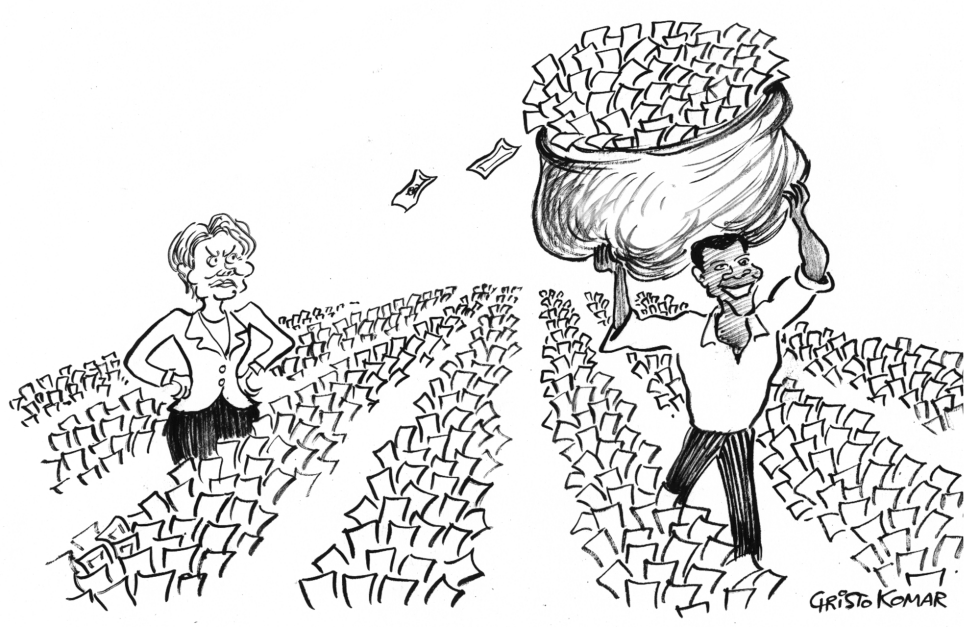Dems Fundraising Plantation - B&W