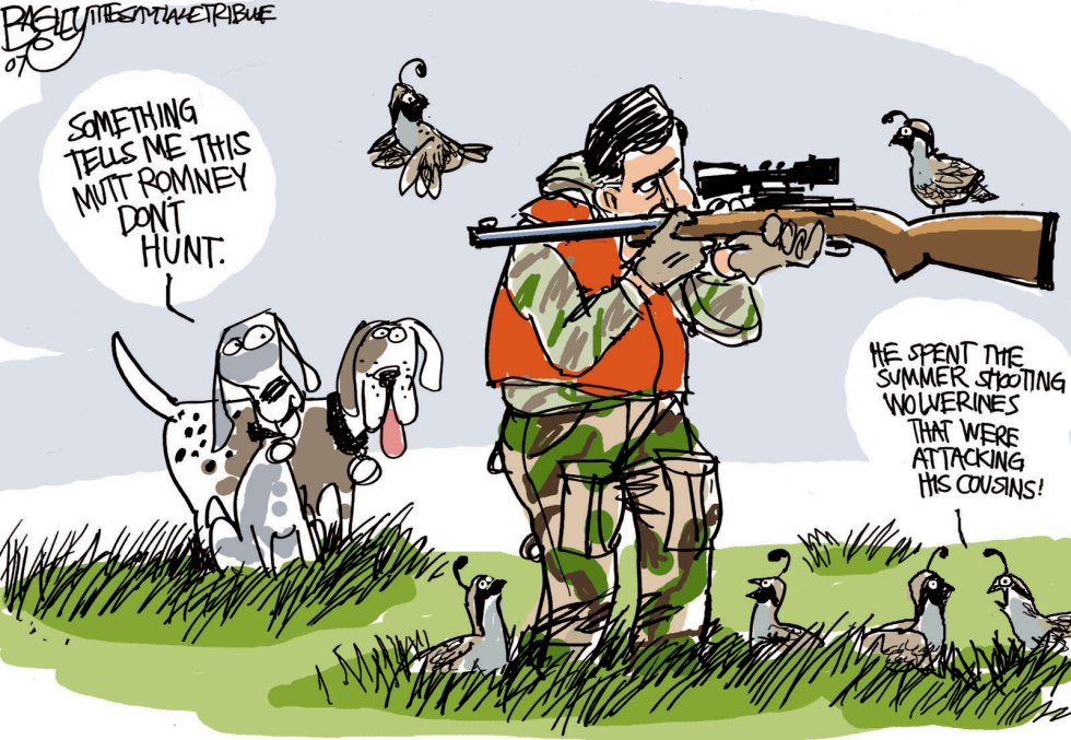  MUTT DONT HUNT by Pat Bagley