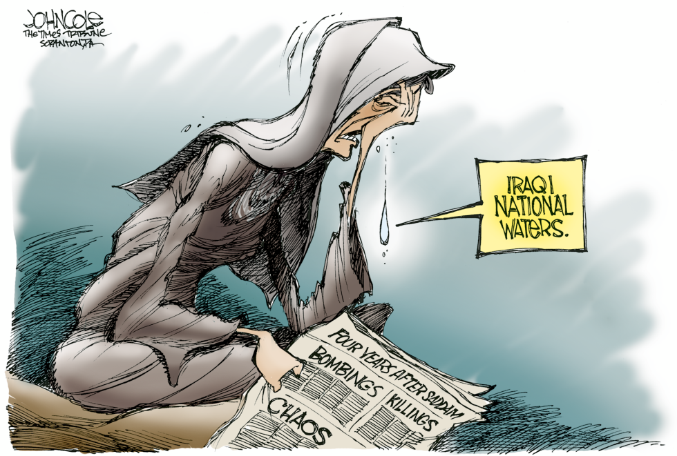 Iraqi national waters -- color