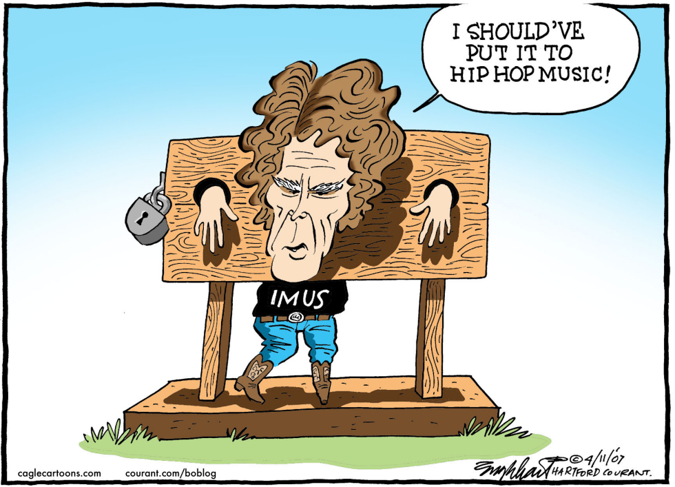  DON IMUS by Bob Englehart