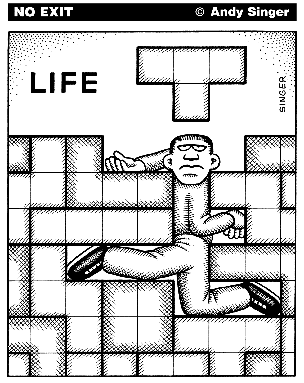 Life as Tetris Game