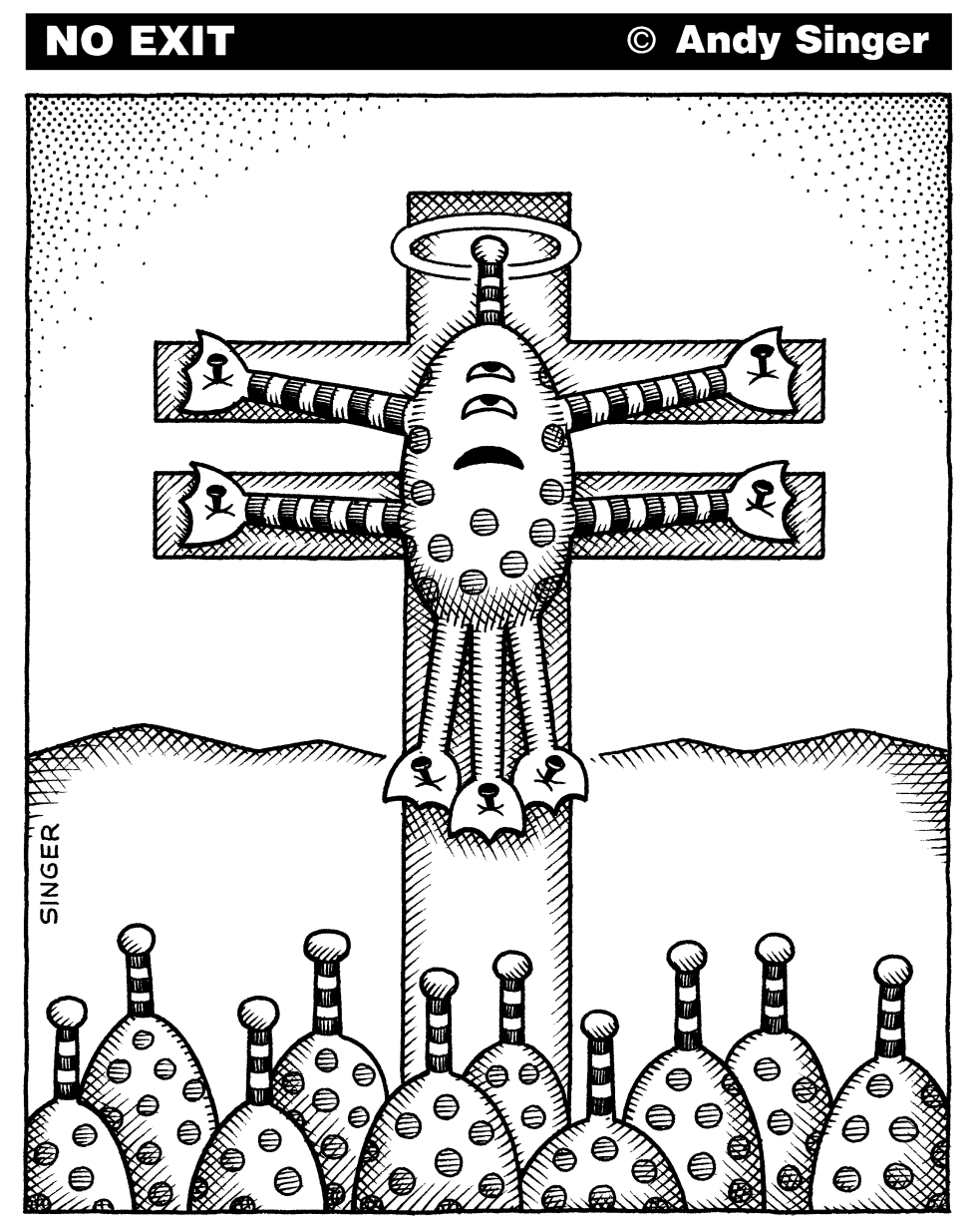 Crucified Alien