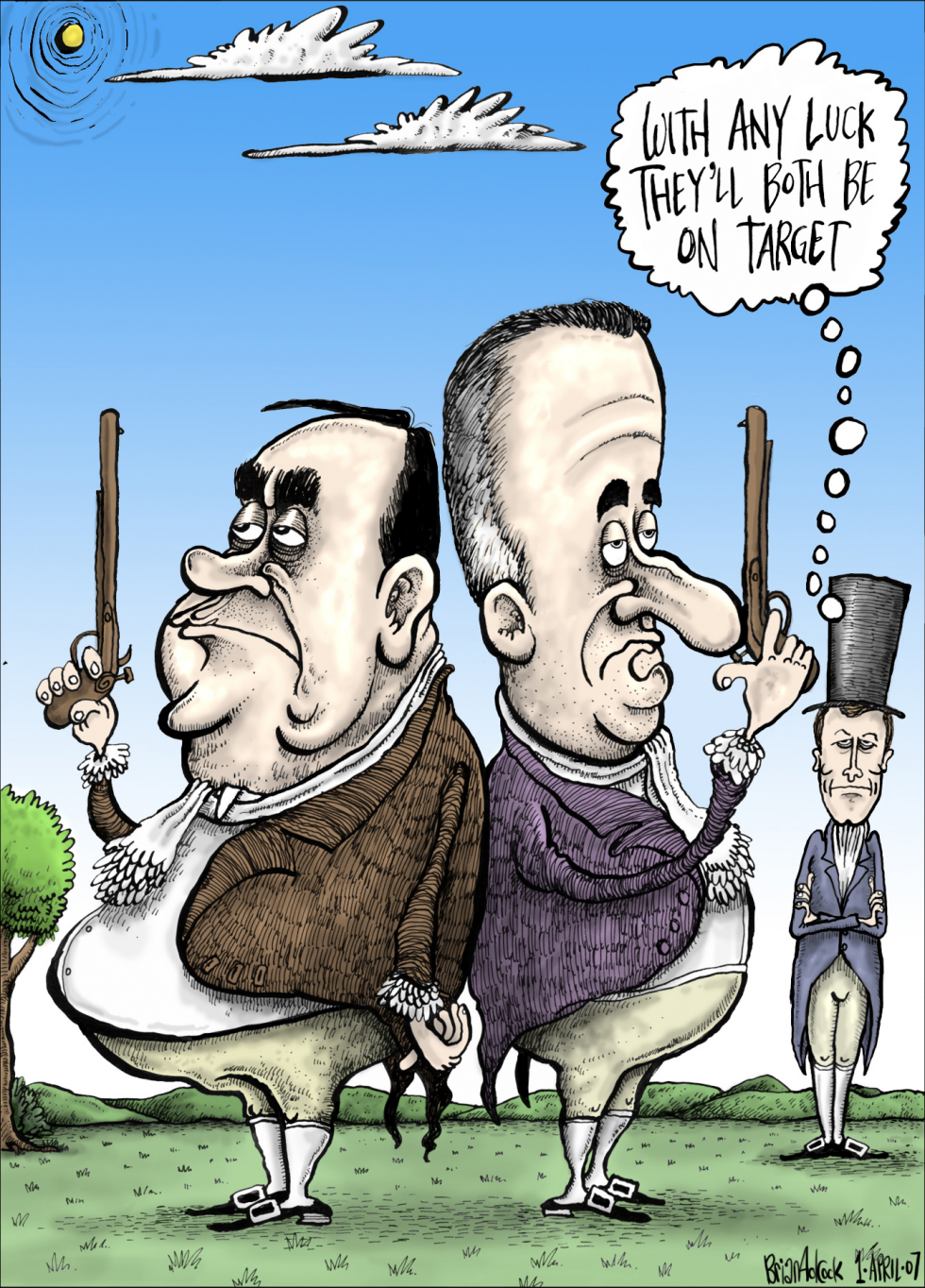 Scottish Elections Start Salmond versus McCConnell