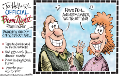 A LITTLE HELP FOR PARENTS ON PROM NIGHT by Joe Heller