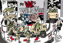 MR BUSHS WILD RIDE  by Pat Bagley