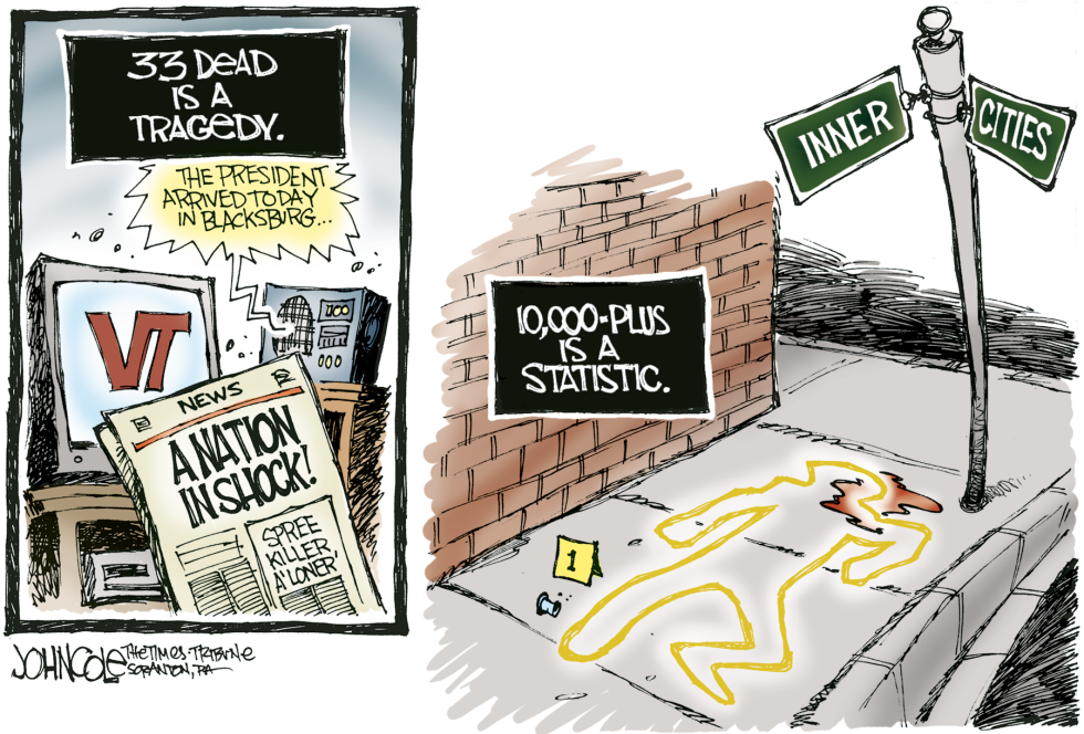 Tragedy and statistic -- color