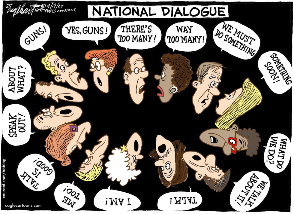 National Dialogue About Guns Color