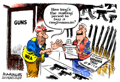 GUN WAITING PERIOD  by Jimmy Margulies