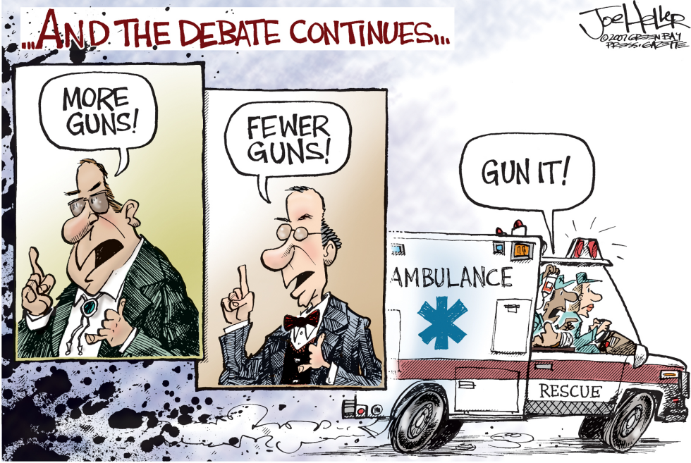 Debate on guns