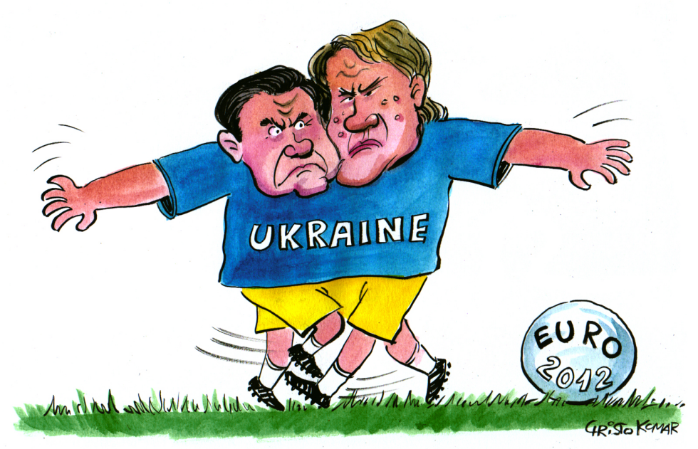 Ukrainian Soccer Team - COLOR
