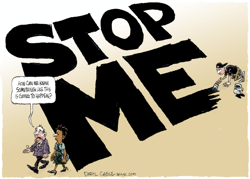  STOP ME - VA TECH SHOOTINGS by Daryl Cagle