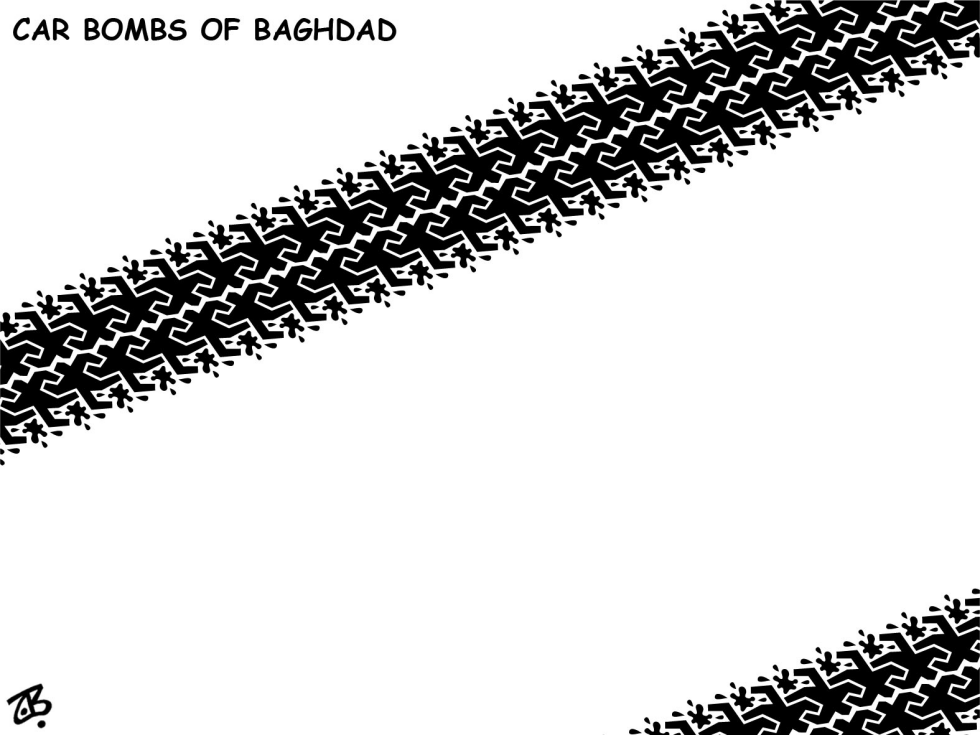  CAR BOMBS OF BAGHDAD by Emad Hajjaj